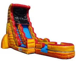 20 Ft Volcano Slide w/pool