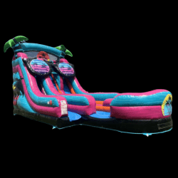 18 Ft Dual Lane Beach Vibes