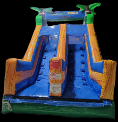 temp img 2 png 164124207 15 Ft Dual Lane Rock Climb Jungle Waterslide