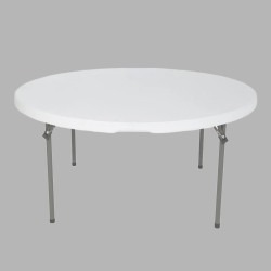 60 Round Plastic Table (5 Ft Round Table)