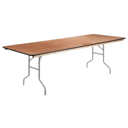 6ft20Banquet20wood 1765477311 20x20 Tent Package 48 Guests