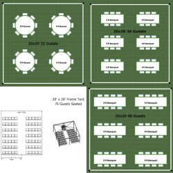 20x20 High Peak Marquee Tent